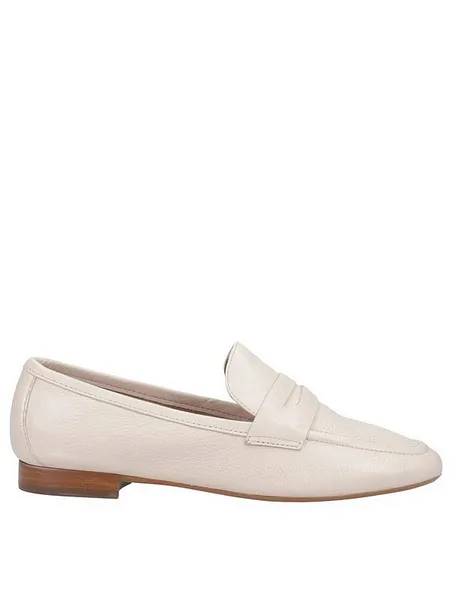 Image of Dune London Gianetta Leather Loafers - Ecru, Off White, Size 5, Women Off White VYPVQ Female 5