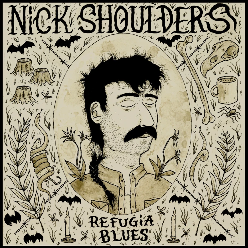 Image of Nick Shoulders Refugia Blues (Vinyl) 12 Album