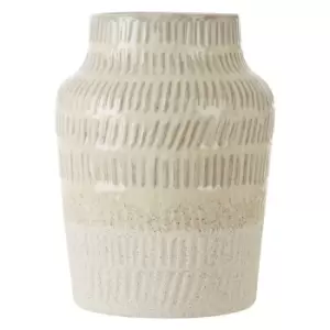 image of Interiors By Ph White Stoneware Vase