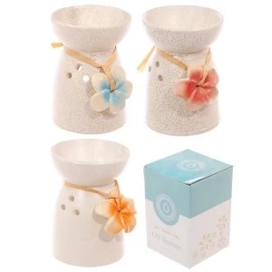 Image of Ceramic Flower Oil Burner (1 Random Supplied)