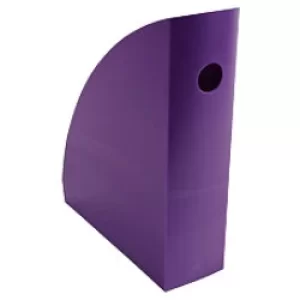 Image of Exacompta Magazine File 18220D Purple Pack of 6
