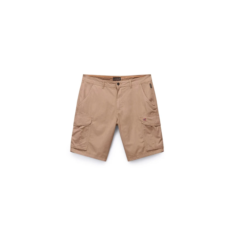 Image of Napapijri Mens NOTO Black Cargo Shorts Tannin N1Q male S