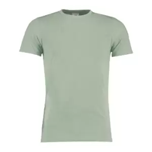 Image of Kustom Kit Mens Superwash 60 Fashion Fit T-Shirt (XS) (Sage Marl)