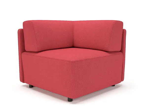 Image of Dynamic Office Solutions Loomis 87cm Wide Corner Unit in Camira Era Fabric NSS05339
