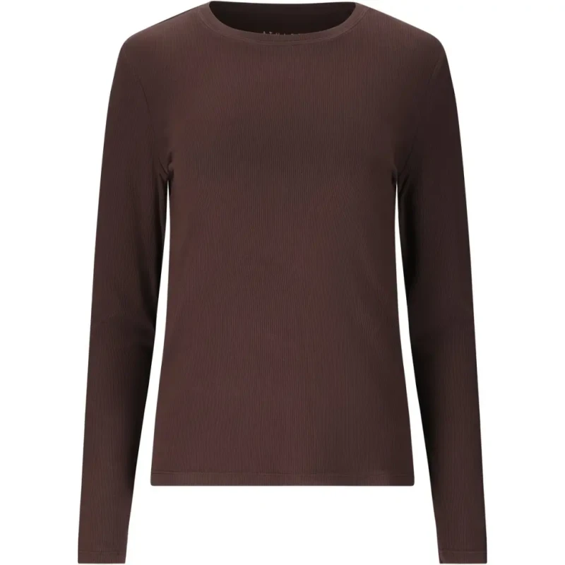 Image of Athlecia Womens long sleeve T-Shirt Athlecia Tinashe V2 Marron Female 36