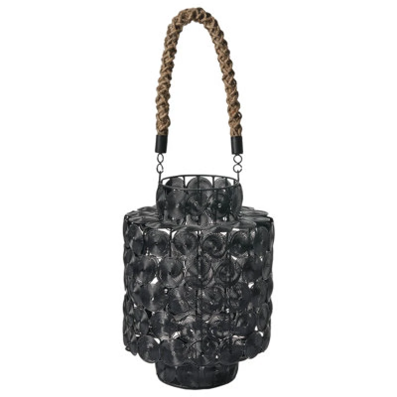 Image of Beliani Lantern mmojstir Metal 35cm Black
