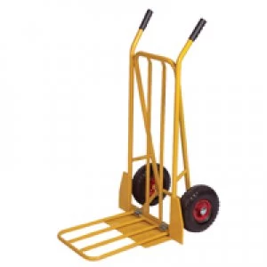 Image of Slingsby Yellow General Purpose Sack Truck With Folding Footplate 382848