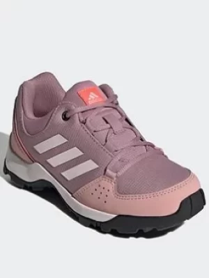 Image of adidas Terrex Hyperhiker Low Hiking Shoes, Black/Grey, Size 4 Older