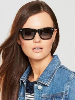 image of Juicy Couture Square Chain Arm Sunglasses Black Women