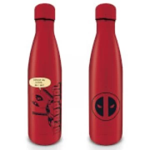 Image of Deadpool (Peek-a-Boo) Metal Drinks Bottle