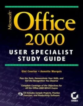 Image of Microsoft Office 2000 User Specialist Study Guide by Gini Courter Hardback