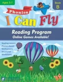 Image of I Can Fly Reading Program with Online Games, Book B : Orton-Gillingham Based Reading Lessons for Young Students Who Struggle with Reading and May Have