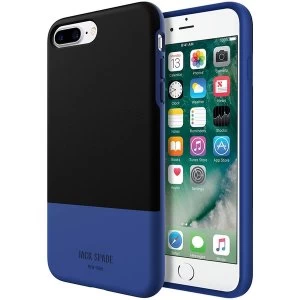 image of Jack Spade Cell Phone Case for Apple iPhone 7 Plus - Fulton Black/Blue