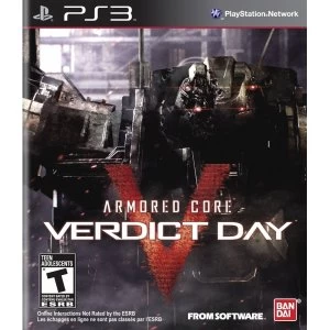 image of Armored Core Verdict Day PS3 Game