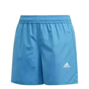 Image of adidas Badge Of Sport Swim Shorts Junior Boys - Blue