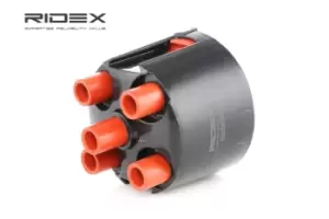 Image of RIDEX Distributor Cap VW,AUDI,SEAT 692D0002 027905207A,051905207,910X12276HA 027905207A,051905207,027905207A,051905207