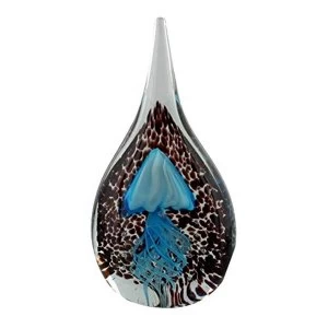 image of Objets d'art Glass Figurine - Teardrop Jelly Fish