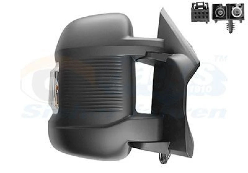 Image of VAN WEZEL Wing mirror VAN WEZEL 1644806