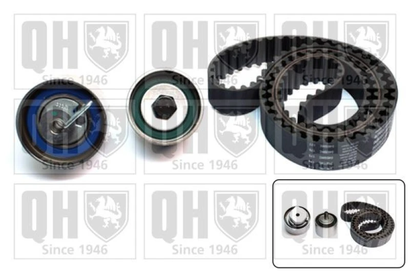 Image of QUINTON HAZELL Timing belt kit QUINTON HAZELL QBK824