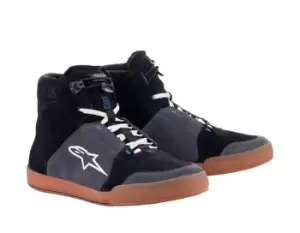 Image of Alpinestars Chrome Shoes Black Asphalt Gum Blue US 10