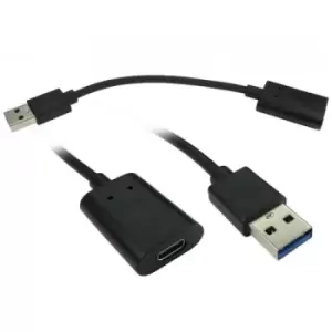 Image of Cables Direct USB3C-951REV USB cable USB 3.2 Gen 2 (3.1 Gen 2) USB A USB C Black