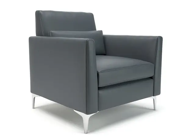 Image of Dynamic Office Solutions Roselle 90cm Wide Armchair in Cristina Marrone Ultima Faux Leather NSS07253
