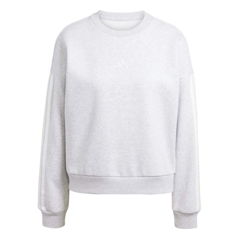 Image of adidas Studio Lounge 3-Stripes Sweatshirt Wome - Grey Grey M