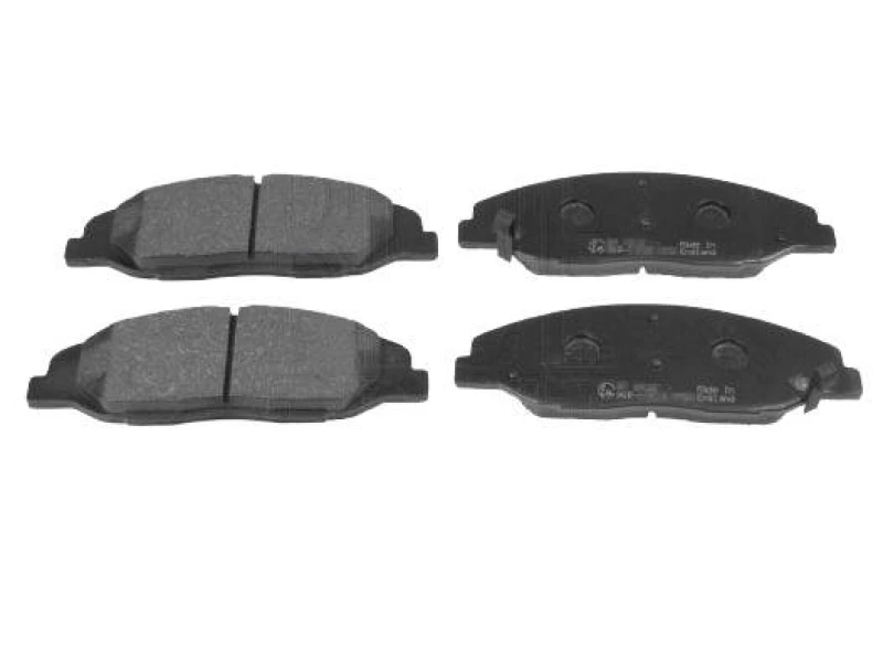 Image of Blue PRINT ADA104261 Brake pad set Front Axle, with acoustic wear warning Brake Pad Set,disc brake (402)