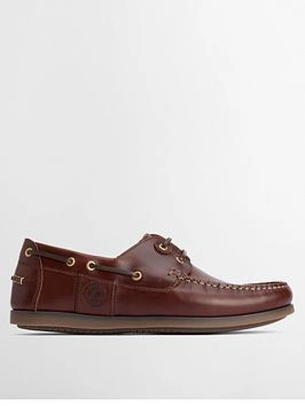 Image of Barbour Barbour Tiller Moccasin Lace Up Boot - Brown Brown WB582 Male 6,7,8,9,10,11,12