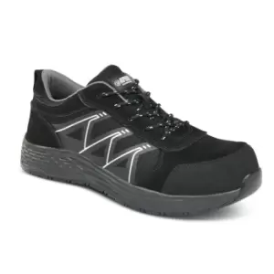 Image of Apache Venus Black Non-Metallic Lightweight Sports Safety Trainer Size 11