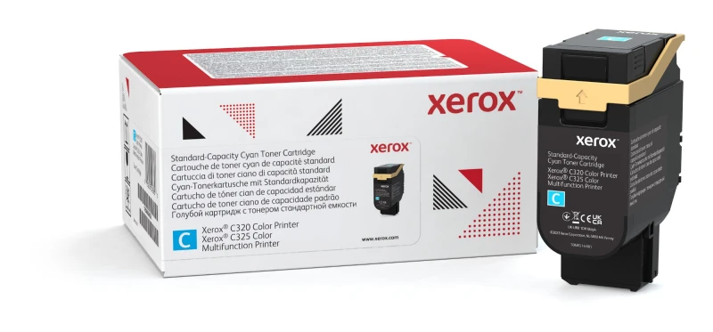 Image of Xerox 006R04820 Cyan Toner Cartridge (Original)