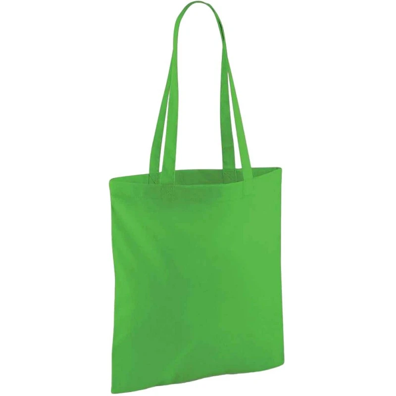 Image of Westford Mill Womens Bag For Life Long Handle Tote Bag in Green Green Female One Size