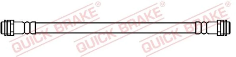 Image of QUICK BRAKE Brake hose QUICK BRAKE 25.096