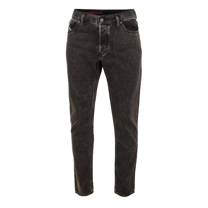 Image of Diesel Mens 1995 Straight Leg Jeans Blk Gry Denim male 31W L