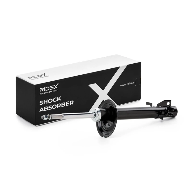 Image of RIDEX 854S20688 Shock absorber Front Axle Left, Gas Pressure, Twin-Tube, Suspension Strut, Top pin Shock Absorber (854)