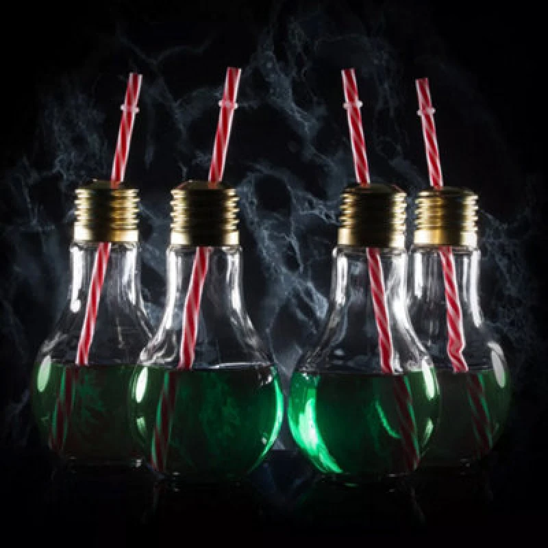 Image of Bar Bespoke Bar Bespoke Set of 4 Mixology Edison Glass Light Bulb 400ml - Clear Clear One Size Unisex 5013313003885