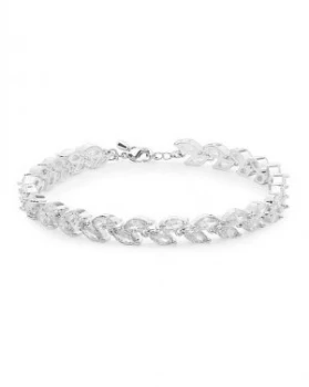 Image of Jon Richard Silver Navette Bracelet