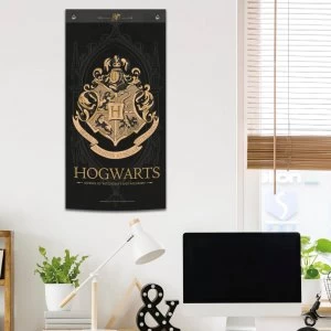 Image of Harry Potter Black Hogwarts Wall Banner