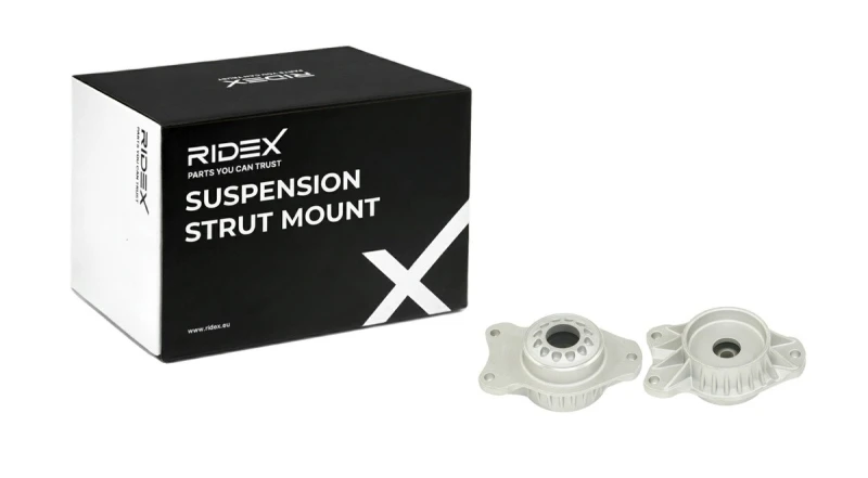 Image of RIDEX 1180S1193 Top strut mount Rear Axle Suspension Strut Support Bearing (1180)