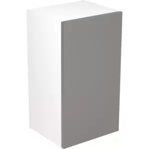 Image of Kitchen Kit Flatpack Slab Kitchen Cabinet Wall Unit Super Gloss 400mm in Dust Grey MFC