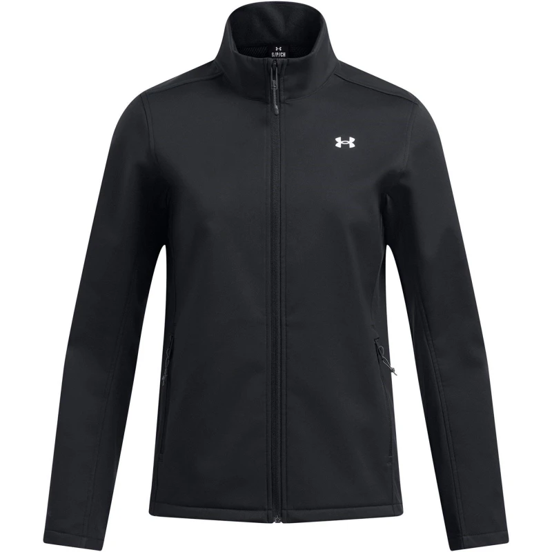 Image of Under Armour Womens Lightweight Water-Repellent Quilted Puffer Jacket Black female 10 (S)