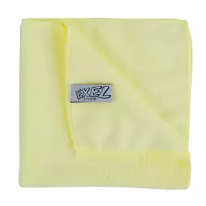 Image of Microfibre Cloths - Pack Of 10 - Yellow - 40 x 40cm