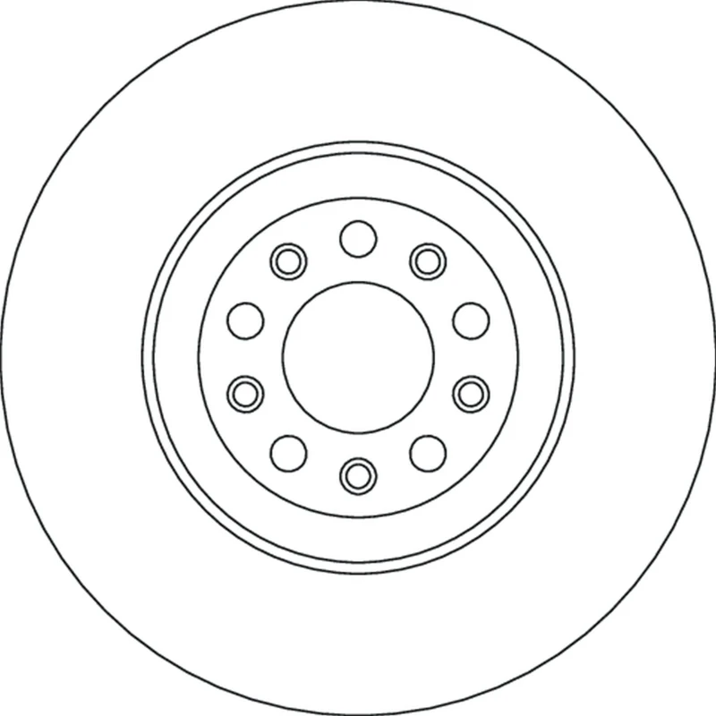 Image of Brake disc TRW DF6551S