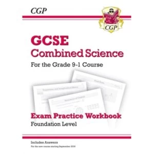 Image of New Grade 9-1 GCSE Combined Science: Exam Practice Workbook (with Answers) - Foundation by CGP Books (Paperback, 2016)