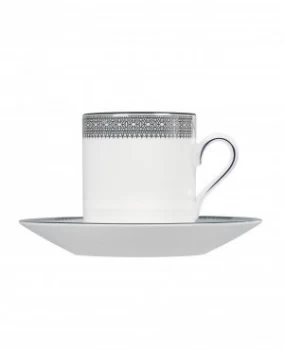 image of Wedgwood Lace Platinum Espresso Cup