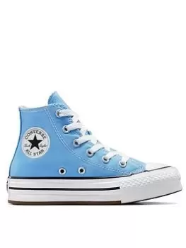 image of Converse Chuck Taylor All Star Eva Lift, Blue, Size 1 Older