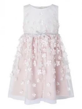 Image of Monsoon Baby Girls Kerry Blossom 3D Dress - Ivory