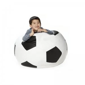 Image of Football Faux Leather Beanbag Seat