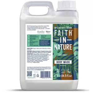 Image of Faith in Nature Coconut Body Wash - 2.5L