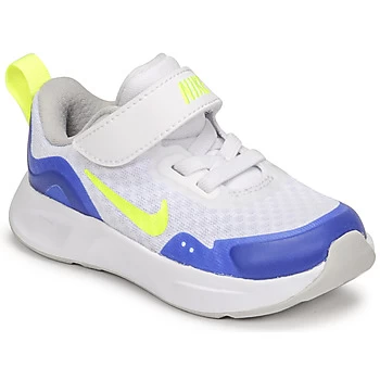Image of Nike NIKE WEARALLDAY boys's Childrens Sports Trainers (Shoes) in White.5 toddler,5.5 toddler,6.5 toddler,3.5 toddler,4.5 toddler,5.5 toddler,6.5 toddl